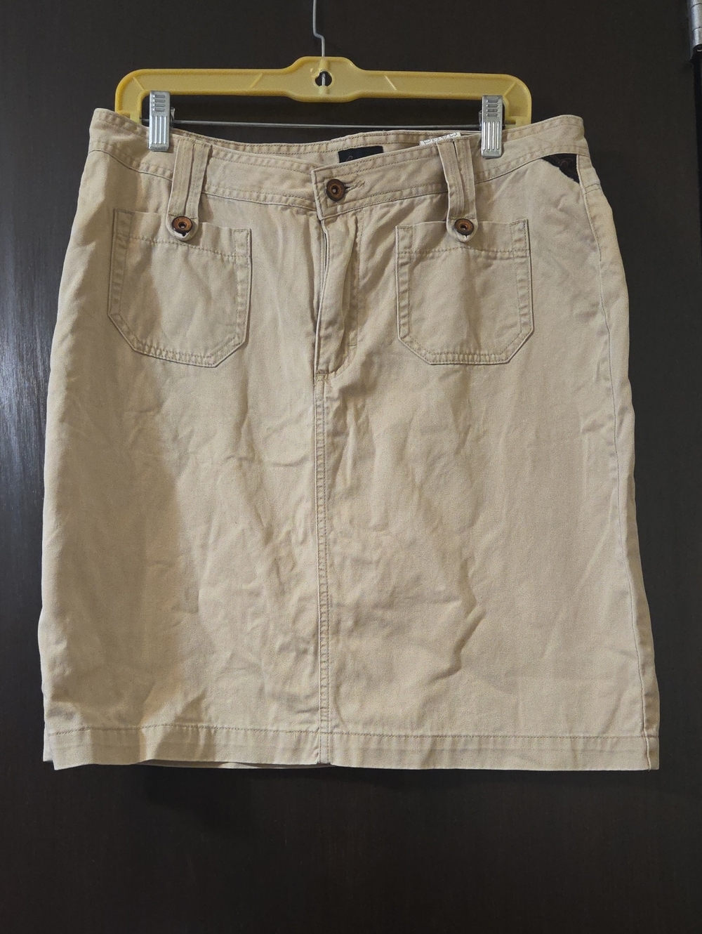 Riders Copper Collection Women's tan Skirt 11/12 Med.